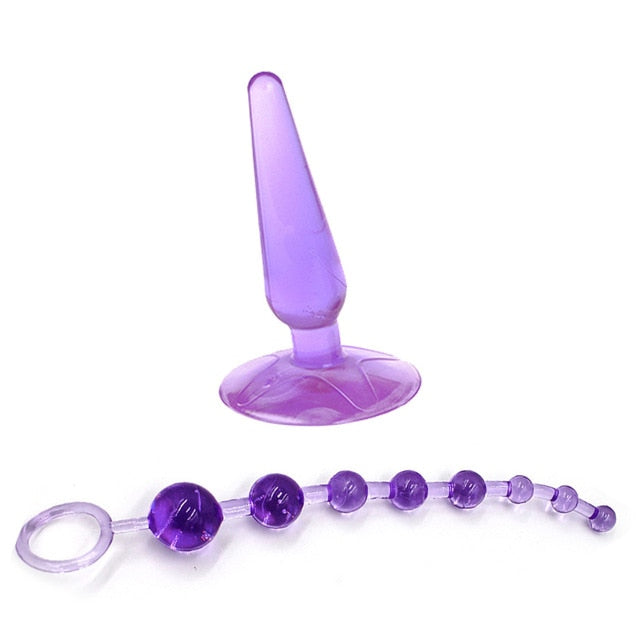 Vaginal G-spot Dildo Vibrator Jelly Anal Plug Sex Toy