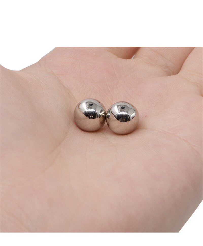 2 Pair BDSM Ultra Powerful Magnetic Orbs Nipple Clamps