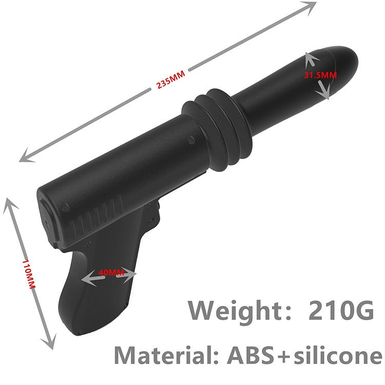 Phallus Pistol Automatic Retractable Gun Machine