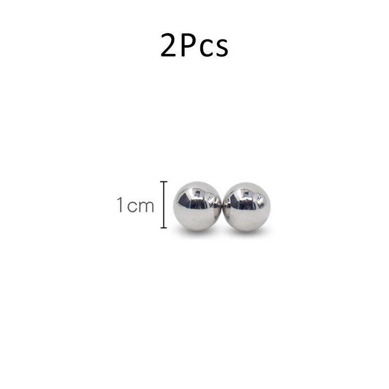 2 Pair BDSM Ultra Powerful Magnetic Orbs Nipple Clamps