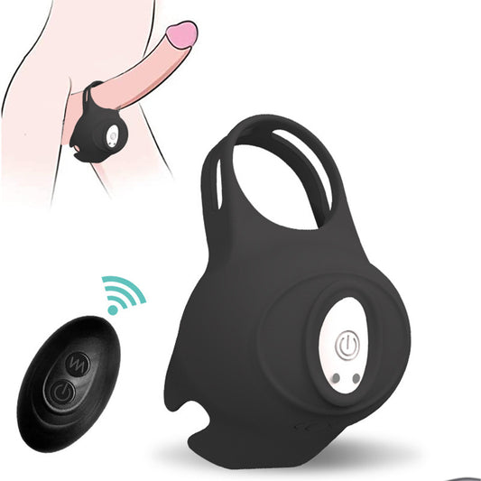 Locking Sperm Double Ring with remote