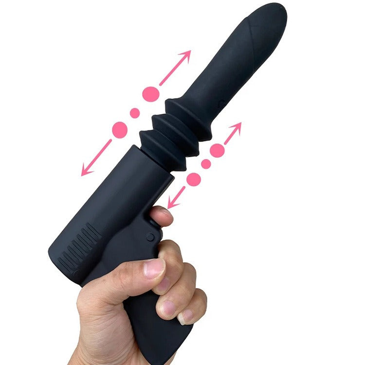 Phallus Pistol Automatic Retractable Gun Machine