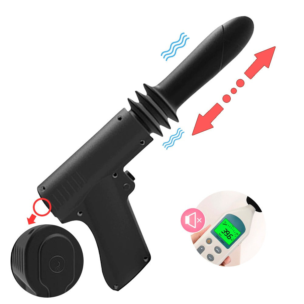 Phallus Pistol Automatic Retractable Gun Machine