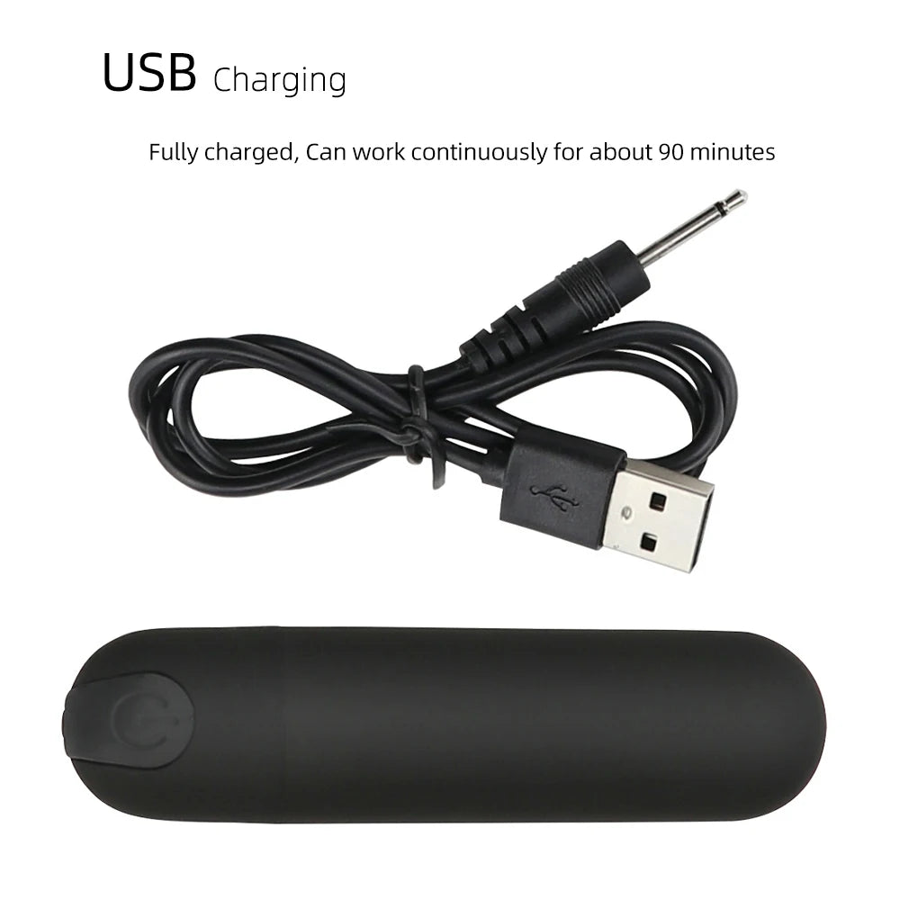 USB Charge Mini Powerful Bullet Vibrator