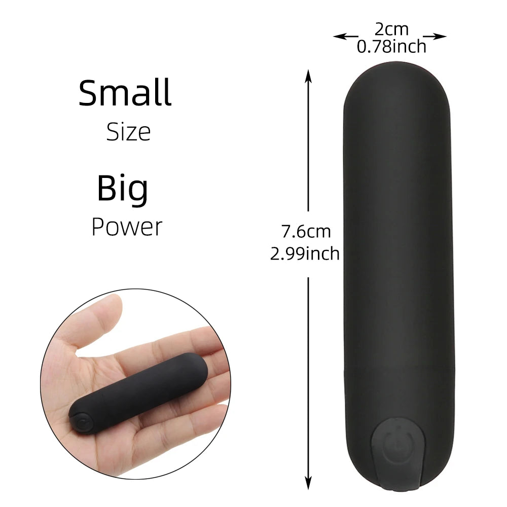 USB Charge Mini Powerful Bullet Vibrator