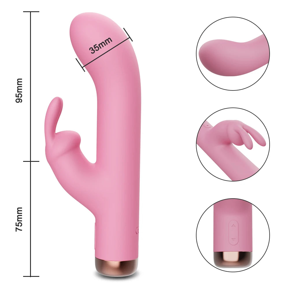 Powerful Rabbit Vibrator for Ladies Clitoris Stimulator G Spot